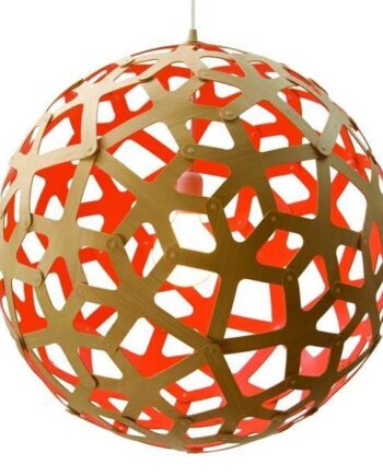 David Trubridge Coral ø100 Rød Pendel