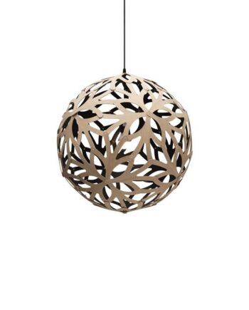 David Trubridge Floral Pendel ø60 Sort Indvendig