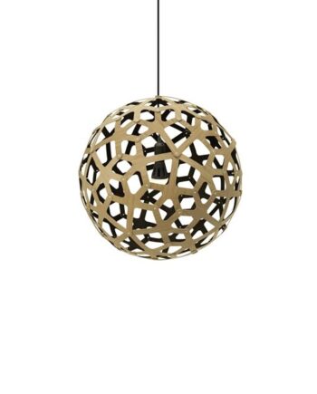 David Trubridge Floral Pendel ø40 Sort Indvendig
