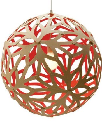 David Trubridge Floral ø100 Rød Pendel