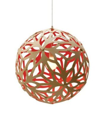 David Trubridge Floral ø40 Rød Pendel