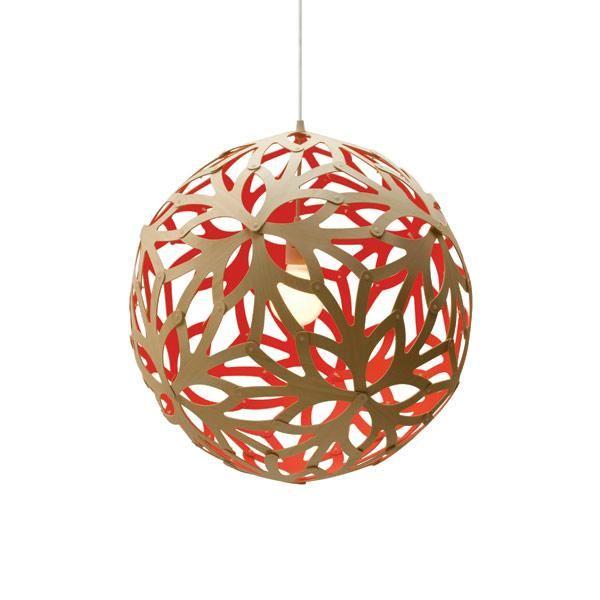 David Trubridge Floral ø40 Rød Pendel