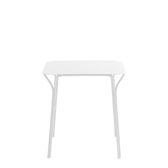 Kartell Hiray Udendørsbord Kvadrat H72 Hvid