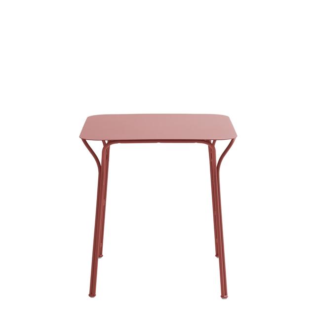 Kartell Hiray Udendørsbord Kvadrat H72 Rust