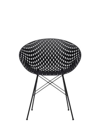 Kartell Smatrik Spisebordsstol Sort