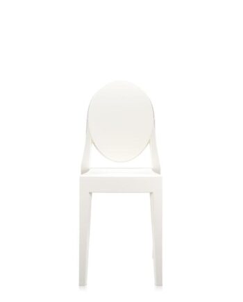 Kartell Victoria Ghost Spisebordsstol Blank Hvid