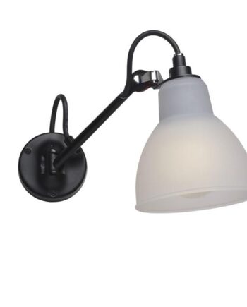 Lampe Gras N104 Badeværelses Væglampe Sort Polycarbonat  8211  Dcwéditions