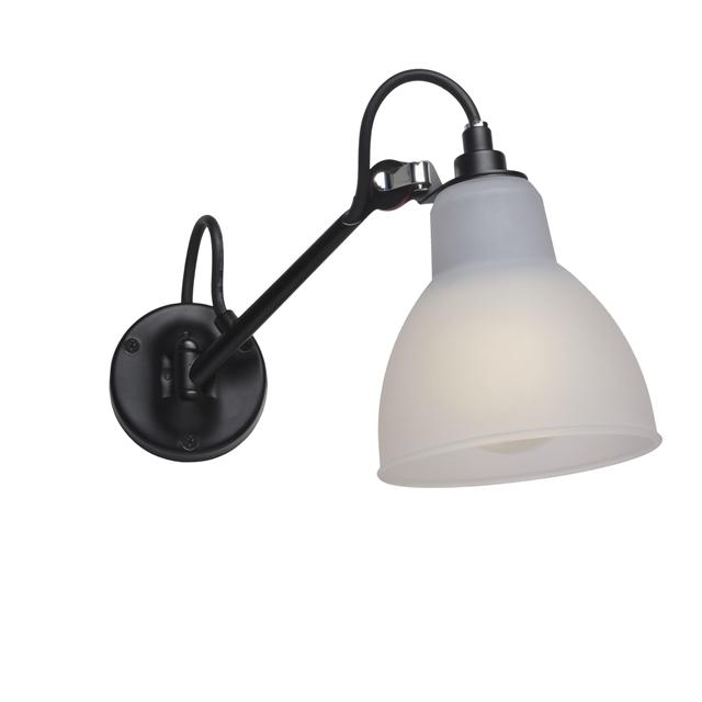Lampe Gras N104 Badeværelses Væglampe Sort Polycarbonat 8211 Dcwéditions