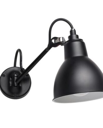 Lampe Gras N104 Badeværelses Væglampe Sort Sort  8211  Dcwéditions