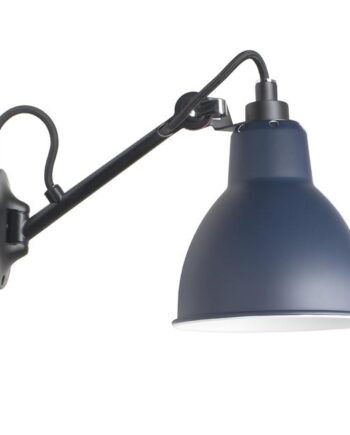Lampe Gras N104 Væglampe Sort Blå  8211  Dcwéditions