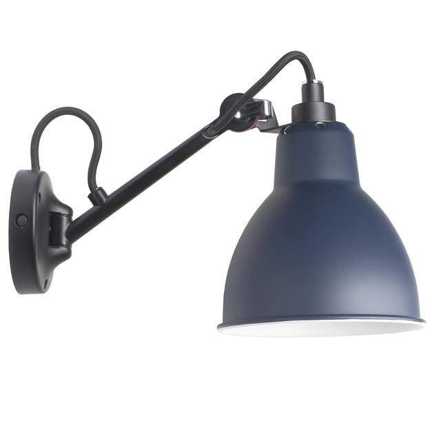 Lampe Gras N104 Væglampe Sort Blå 8211 Dcwéditions
