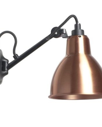 Lampe Gras N104 Væglampe Sort Kobber  8211  Dcwéditions