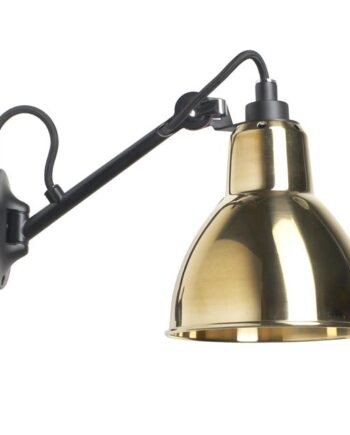 Lampe Gras N104 Væglampe Sort Messing  8211  Dcwéditions