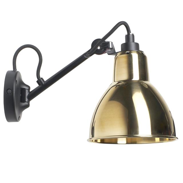 Lampe Gras N104 Væglampe Sort Messing 8211 Dcwéditions