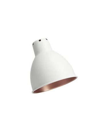 Lampe Gras Reserveskærm Hvid   Kobber