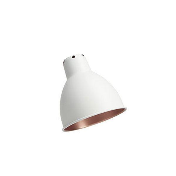 Lampe Gras Reserveskærm Hvid Kobber