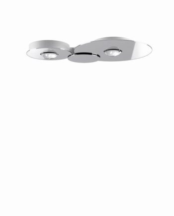 Lodes Bugia Double 3000k Loftlampe Krom