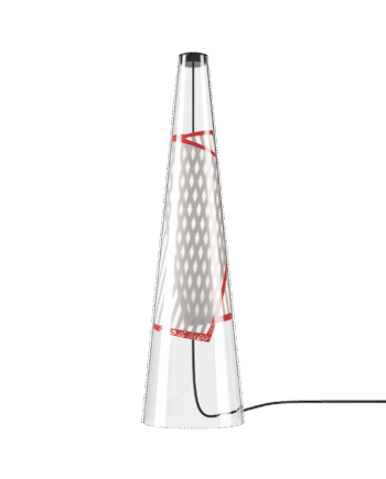 Lodes Cono Di Luce Bordlampe Rød