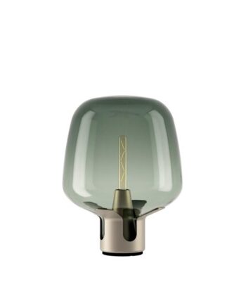Lodes Flar Bordlampe Medium Champagne Turkis