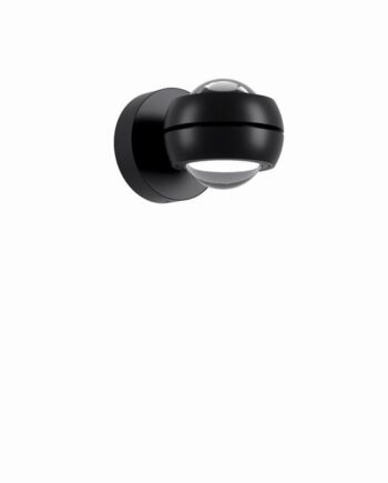 Lodes Nautilus Mini 2700k Væglampe Mat Sort