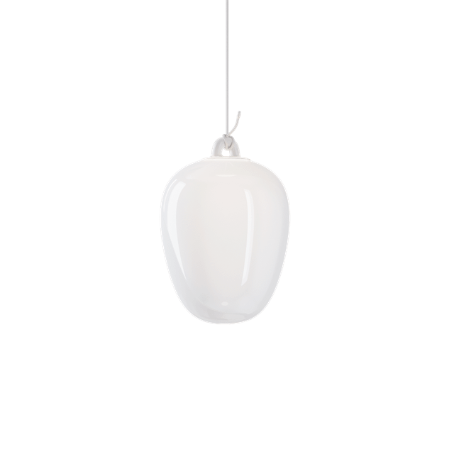 Lodes Oblò Pendel Medium 2700k Silk White Hvid