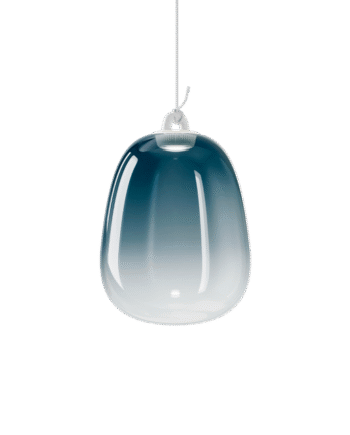 Lodes Oblò Pendel Stor 2700k Azure Steel Hvid