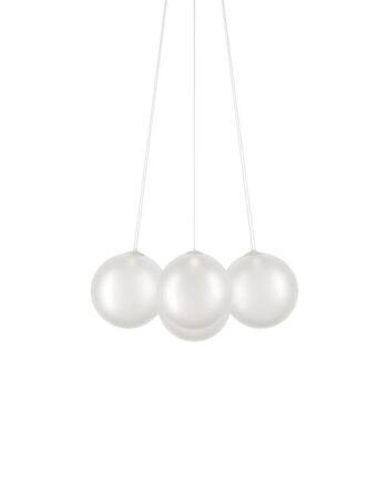 Lodes Random Cloud   Lysekrone ø28 2700k Frostet Glas