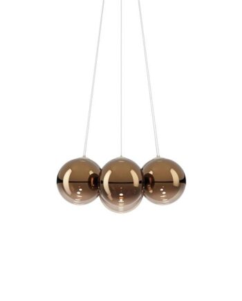 Lodes Random Cloud   Lysekrone ø28 2700k Glossy Bronze Glas