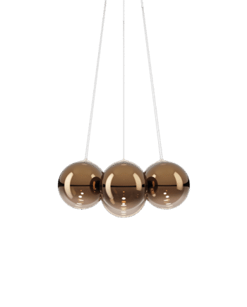 Lodes Random Cloud   Lysekrone ø28 3000k Glossy Bronze Glas