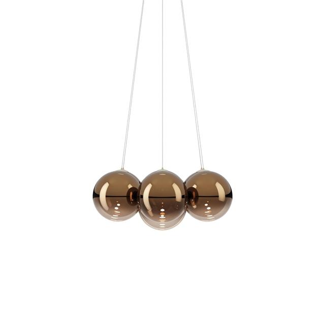 Lodes Random Cloud Lysekrone ø28 2700k Glossy Bronze Glas