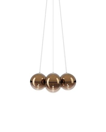 Lodes Random Cloud   Lysekrone ø23 3000k Glossy Bronze Glas