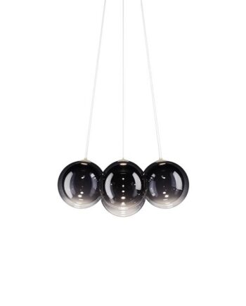 Lodes Random Cloud   Lysekrone ø28 2700k Glossy Smoke Glas