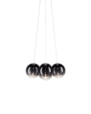 Lodes Random Cloud   Lysekrone ø23 2700k Glossy Smoke Glas