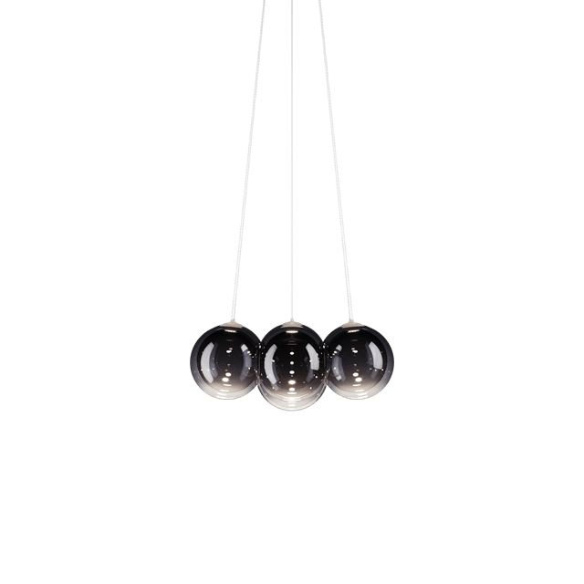 Lodes Random Cloud Lysekrone ø23 2700k Glossy Smoke Glas