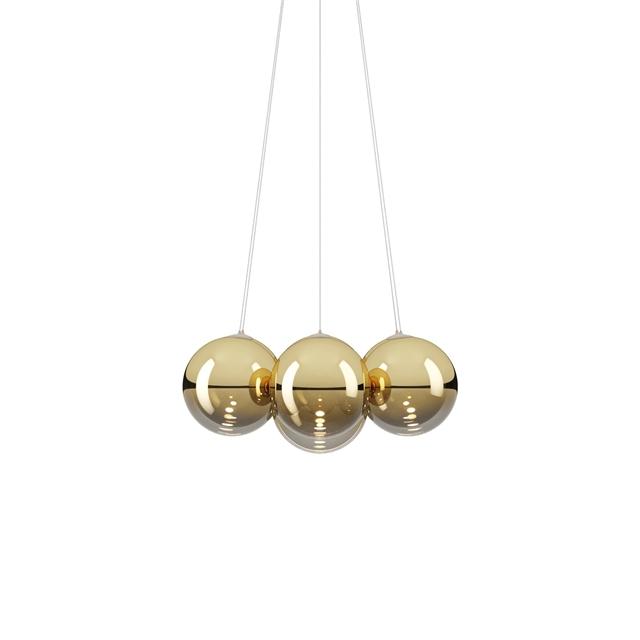 Lodes Random Cloud Lysekrone ø28 2700k Guld Messing