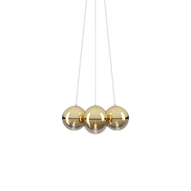 Lodes Random Cloud Lysekrone ø23 3000k Guld Messing