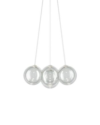 Lodes Random Cloud   Lysekrone ø28 2700k Klar Glas