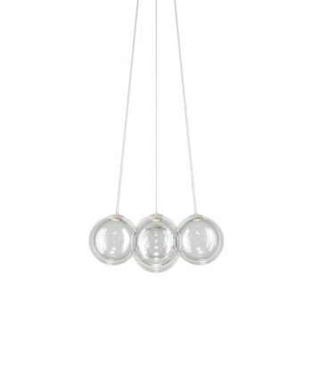 Lodes Random Cloud   Lysekrone ø23 3000k Klar Glas