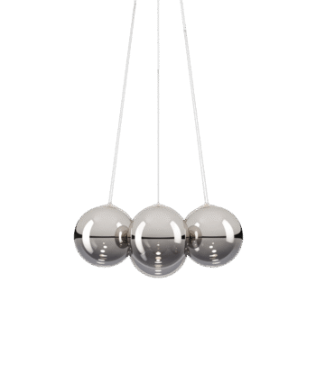 Lodes Random Cloud   Lysekrone ø28 3000k Krom Glas