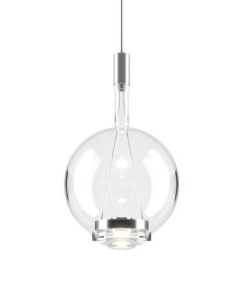 Lodes Sky-fall Round Pendel Medium 2700k Klar Glas