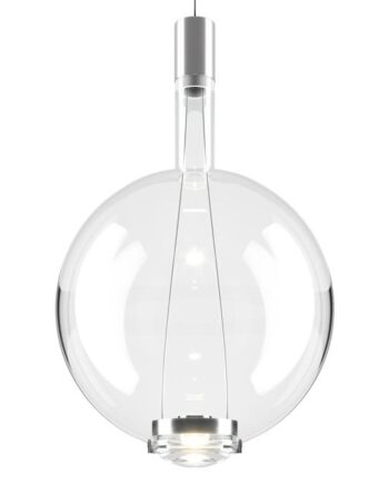 Lodes Sky-fall Round Pendel Stor 3000k Klar Glas