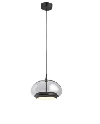 Loom Design Avalon Pendel Røget Sort Krom