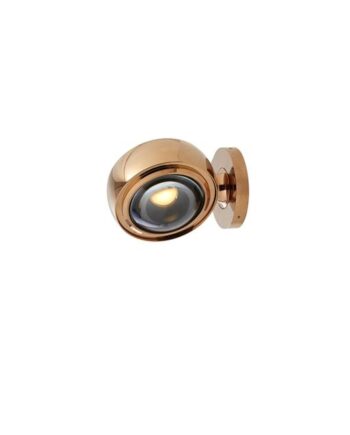 Loom Design Optic Væglampe Glossy Rosegold