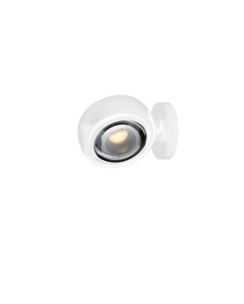 Loom Design Optic Væglampe Glossy White
