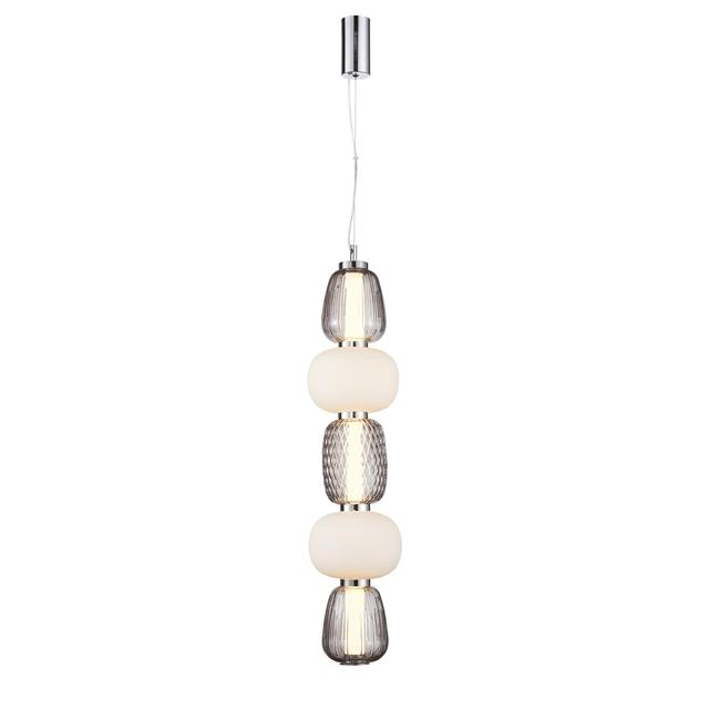 Loom Design Pearl Pendel Røget Grå