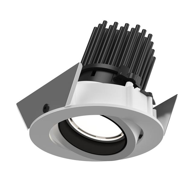 Louis Poulsen Lp 45 Recessed Loftlampe Roterbar ø7 2700k Dali Hvid