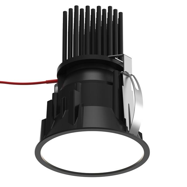 Louis Poulsen Lp70 Recessed Loftlampe ø8 11w 2700k Dali Sort