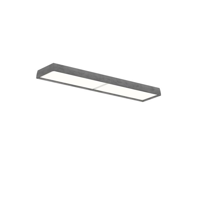 Louis Poulsen Lp Slim Loftlampe Opal Diffuser 3000k Dali Mørk Rå Aluminium