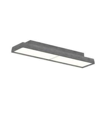Louis Poulsen Lp Slim Væg Loftlampe 3000k   Dali Mørk Rå Aluminium