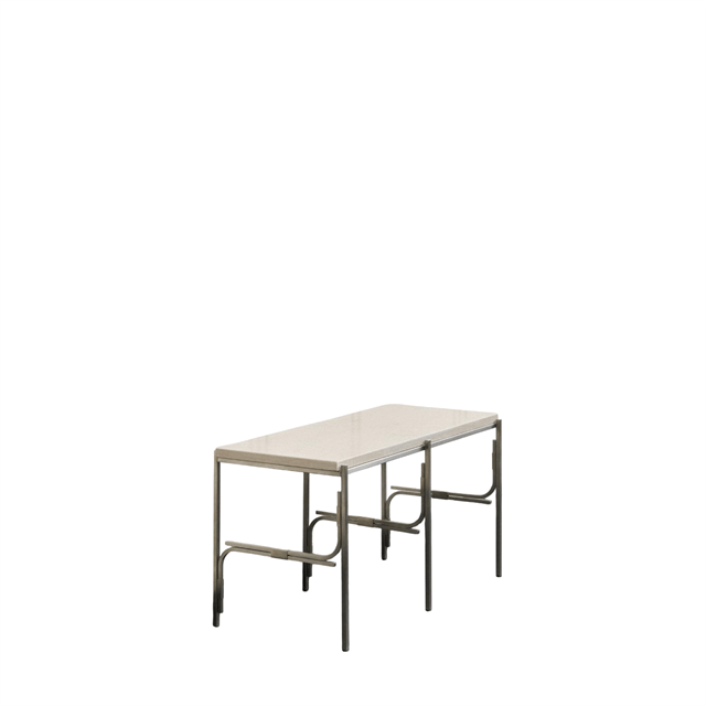 Louise Roe Axis Display Unit 02 Reol Rustfri Stål Ataija Azul Marble